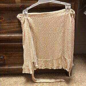 GB Girls Tan Asymmetrical Skirt